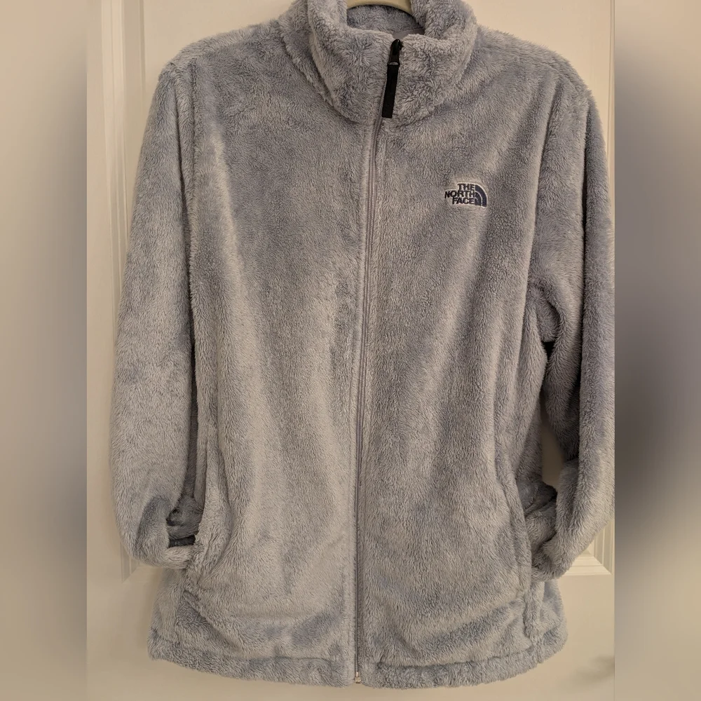 The North Face Light Blue Soft Fleece Jacket - XL - Preloved - Picture 13 of 15
